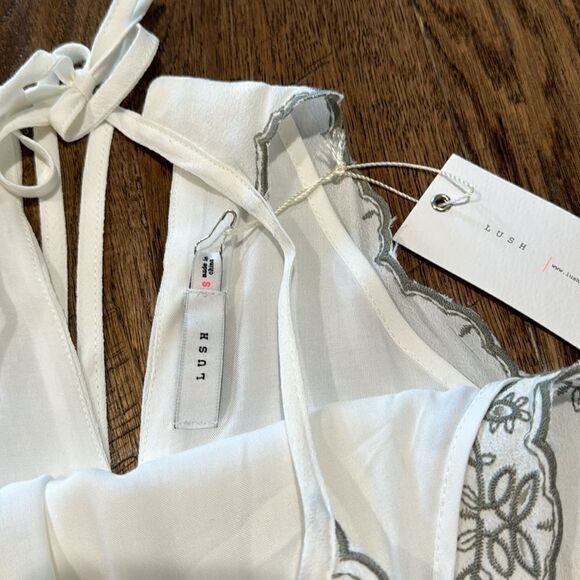 NWT Lulus Lush Ivory Tank Dress. Sz S - Picture 4 of 5